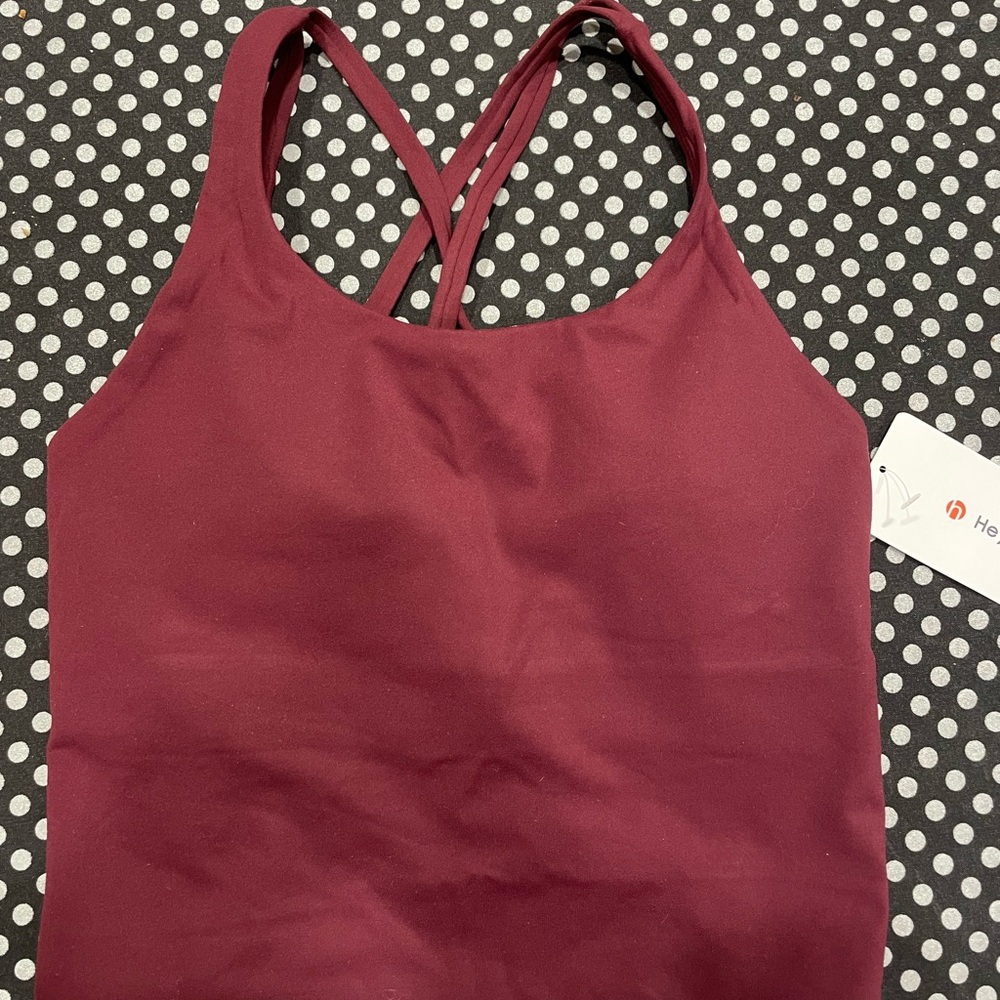 Women's Burgundy XS Heynuts Sports Bra